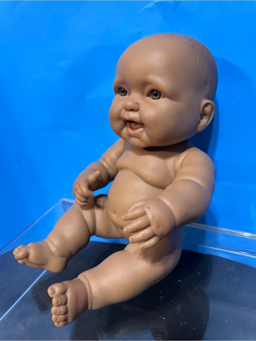 Berenguer Realistic Vinyl Infant Newborn Baby African American Doll Posable 13”